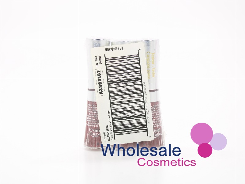 12 x L'Oreal Glam Shine Lip Gloss TESTER STOCK - 156 SUNLIGHT BLUSH